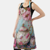 フローラティータイムティーポット エプロン (インサイチュ)