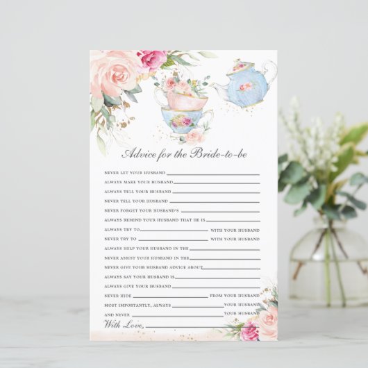 フローラティーパーティーアドバイスが花嫁の遊び (スタンド正面)