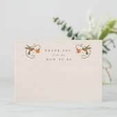 フローラティーパーティーママはシャワーサンキューカード 招待状 (スタンド正面)