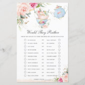 フローラティーパーティー彼らはむしろブライダルゲーム (正面)