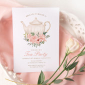 フローラティーパーティー誕生会 招待状