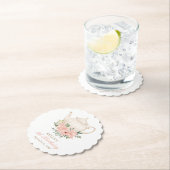 フローラティーパーティー誕生日 ペーパーコースター (インサイチュ)