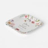 フローラティーベイビーシャワープレート ペーパープレート (傾斜あり)