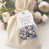 フローラティーポットガールズ誕生日サンキュービター ギフトタグ