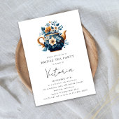 フローラティーポットブライダルシャワーティーパーティの招待状 招待状