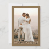 フローラティーポット茶パーティーフォトブライダルシャワー 招待状 (裏面)