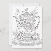 フローラティーポット | 自分の挨拶に色を付ける (正面)