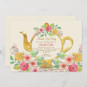 フローラティー招待状 招待状 (正面/裏面)