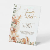 フローラテラコッタアンドテキーラリングや輪狩りブライダル 台座サイン (正面)