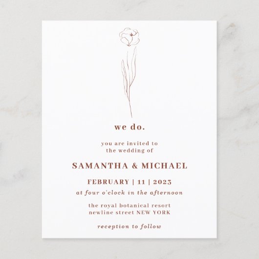 フローラテラコッタインディボタニカル私たちは予算を行う チラシ (正面)