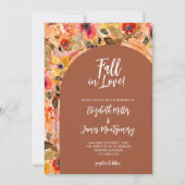 フローラテラコッタオールインワン結婚式招待状 招待状 (正面)