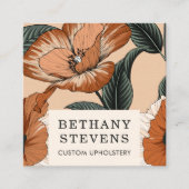 フローラテラコッタグリーンファニチュアホテル スクエア名刺 (正面)