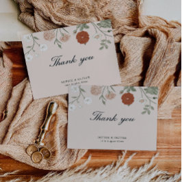 フローラテラコッタサンキューカード サンキューカード