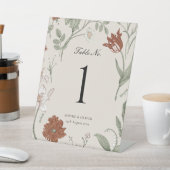 フローラテラコッタテーブル番号台座記号 台座サイン (インサイチュ)