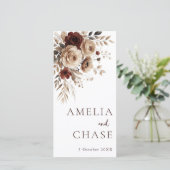 フローラテラコッタボヘミアン結婚式 プログラム (スタンド正面)