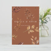 フローラテラコッタ我々は婚約した発表カード 案内状 (スタンド正面)