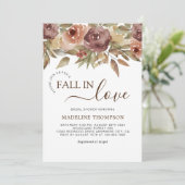 フローラテラコッタ秋インラブブライダルシャワー 招待状 (スタンド正面)