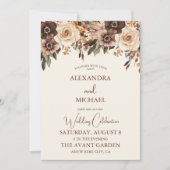 フローラテラコッタ結婚ス 招待状 (正面)