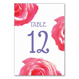 フローラテーブル番号カード テーブルナンバー