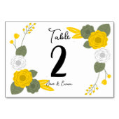 フローラテーマ テーブルナンバー (正面)