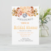 フローラディスコボールブライダルシャワー 招待状 (スタンド正面)
