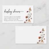 フローラディスプレイシャワー筐体カード エンクロージャーカード (正面/裏面)