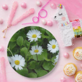 フローラデイジーカスタム紙プレート9インチ ペーパープレート (パーティー)