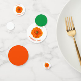 フローラデイジーバチェロレッテ パーソナライズされた コンフェッティ