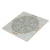 フローラデイジーパターンbyウィリアム・モリス・セラミックTil タイル (側面)