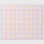 フローラデイジーピンクラップ紙 ラッピングペーパー (フラット)