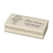 フローラデイジーメイスンのJARアドレス ラバースタンプ (スタンプ)