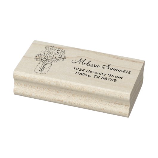 フローラデイジーメイスンのJARアドレス ラバースタンプ (スタンプ)