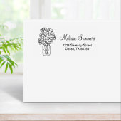 フローラデイジーメイスンのJARアドレス ラバースタンプ