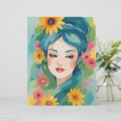 フローラデイドリームポートレートスクラップブック紙 (スタンド正面)