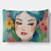 フローラデイドリームポートレート アクセサリーポーチ (正面)