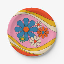 フローラデイドリームレトロフラワーパワー60s 70s