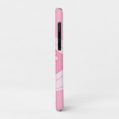 フローラデイドリームレトロ60sピンクパステルパーソナライズされた Case-Mate iPhoneケース (裏面/左)