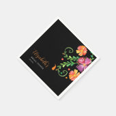 フローラデイ・オブ・ザ・デッドブライダルシャワー スタンダードカクテルナプキン (角)