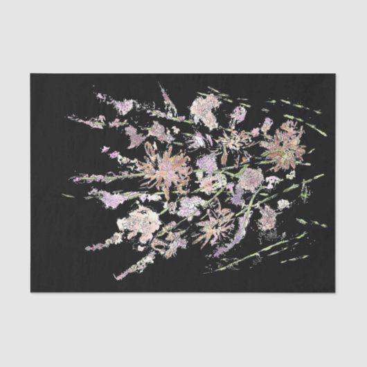 フローラデカップワイルドフラワーコラージュ 薄葉紙 (正面)