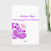 フローラデコイースターカード シーズンカード (裏面)