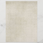 フローラデコフランスの、Vntageコラージスクラップブックページ (裏面)