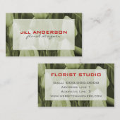 フローラデザイナー名刺 名刺 (正面/裏面)