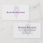 フローラデザイナー名刺 名刺 (正面/裏面)