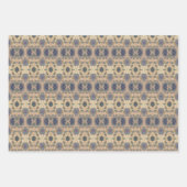 フローラデザイパターン（の模様が）あるナー ラッピングペーパーシート (正面3)