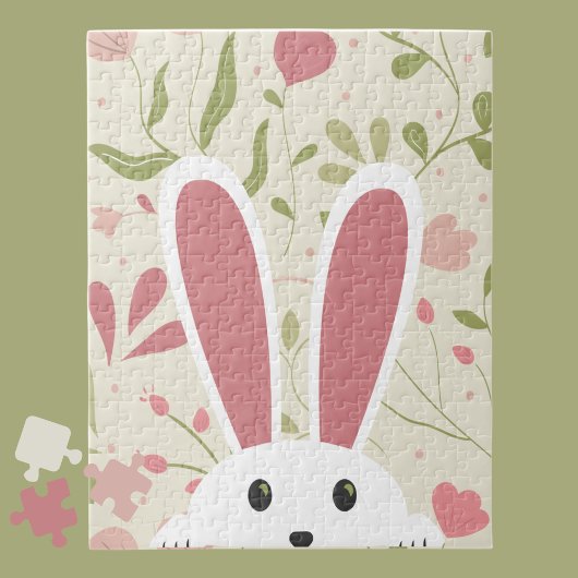 フローラデザインでブースターバニーの耳をピーク ジグソーパズル