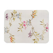 フローラデザインのカーネーションとシルクmのためのバラ マグネット (横)