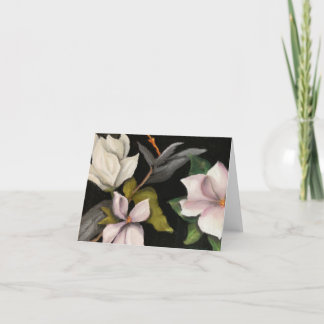 フローラデザインのノートカード サンキューカード