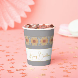 フローラデザインイン桃 紙コップ