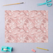 フローラデザインオンブラシ華美ュピンクデコパージ 薄葉紙 (クラフト)