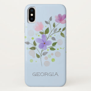 フローラデザイングルジアという名前。 iPhone X ケース